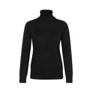 Svart Milasz Rollneck Genser