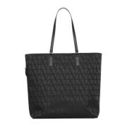 Iconographe Svart Stoff Tote Bag