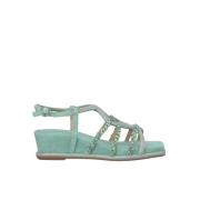 Krystall Kile Sandal med Spenne Lukking