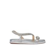 Glitter Slange Flat Sandal