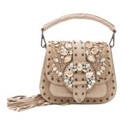 Smykket Studded Flap Skulderveske