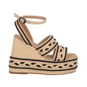 Beige Kile Espadrilles Raffia Sandaler