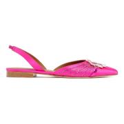 Fuchsia Strass Ballerina Flats