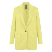 Glendale Dame Blazer Gul Stretch