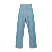 Herringbone Denim Tapered Fit Pant