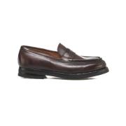 Brun Skinnloafers