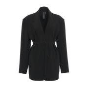 Sort Enkeltspent Blazer Aw24