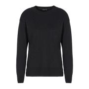 Svart Crewneck Sweater Aw24