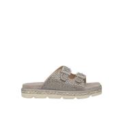 Glitter Spenne Flat Sandal