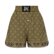 Shorts med paisley motiv