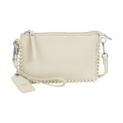 Flettet Trimming Konvolutt Clutch - Beige