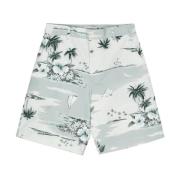 Hawaiian Landscape Board Shorts