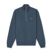 Midnight Navy Half Zip Logo Sweatshirt