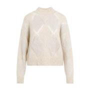 Luksuriøs Beige Sweater Aw24