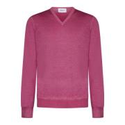 Fuchsia Ull Crew-Neck Jumper