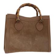 Pre-owned Suede handbags