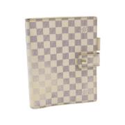 Pre-owned Brunt lerret Louis Vuitton dagbok