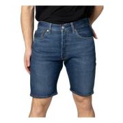 Blå Plain Herre Shorts Vår/Sommer