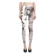 Hollywood Lowbrow Leggings Svart Hvit