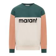 Menns Crew Neck Logo Sweatshirt