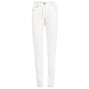 Høyt liv jeans for kvinner med monogram B