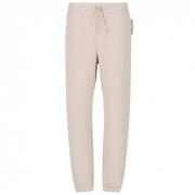 Beige Bomulls Sweatpants Regular Fit