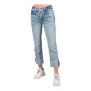 Lprwc385 Le Piper brede mansjett jeans Rclk