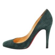 Pre-owned Suede heels