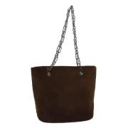 Pre-owned Suede handbags