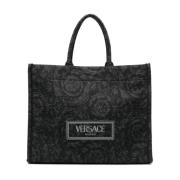 Barocco Athena Svart Tote Bag