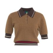 Brun T-skjorte Polos Aw24