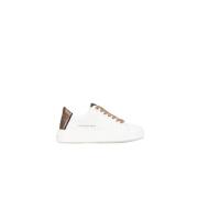 London Kvinne Hvit Bronse Sneakers