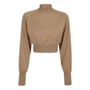 Brun Turtleneck Genser Aw24