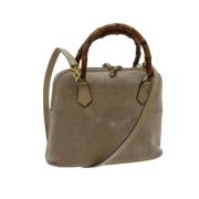 Pre-owned Suede handbags