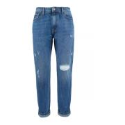 Ripped Seams Bomull Jeans