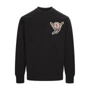 Svart Skiløper Sweatshirt