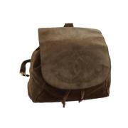 Pre-owned Suede backpacks