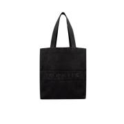 Svart Strikket Tote Bag