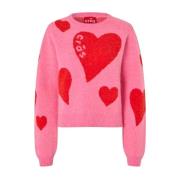 Rosa Hearts Pullover Sweater