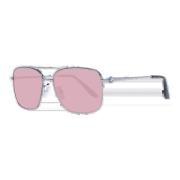 Bronze Aviator Solbriller med Rose Linser