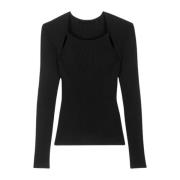 Black Pietra Jumper - Moderne Topp