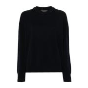 Blå Sweatshirt Aw24 Dameklær