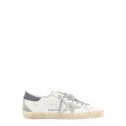 Vintage Skinn Sneakers med Stjerne