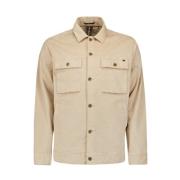 Corduroy Button-Up Overshirt