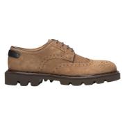 Herre Lysebrun Semsket Skolisser Brogues Er00113800