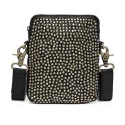 Studded Leather Crossbody Veske