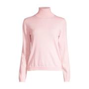 Lys Rosa Strikkgenser Sweater