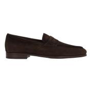 Vintage Brun Semskede Loafers