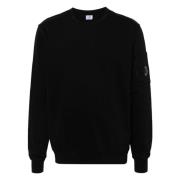 Sort Lettvekts Crew Neck Sweatshirt