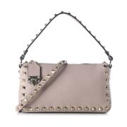 Studded Leather Crossbody Veske